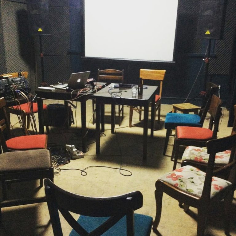Before the artist talk