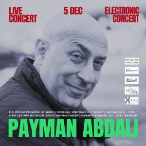 Poster of Music for Black Sine Wave: Payman Abdali at Zwitschermaschine
