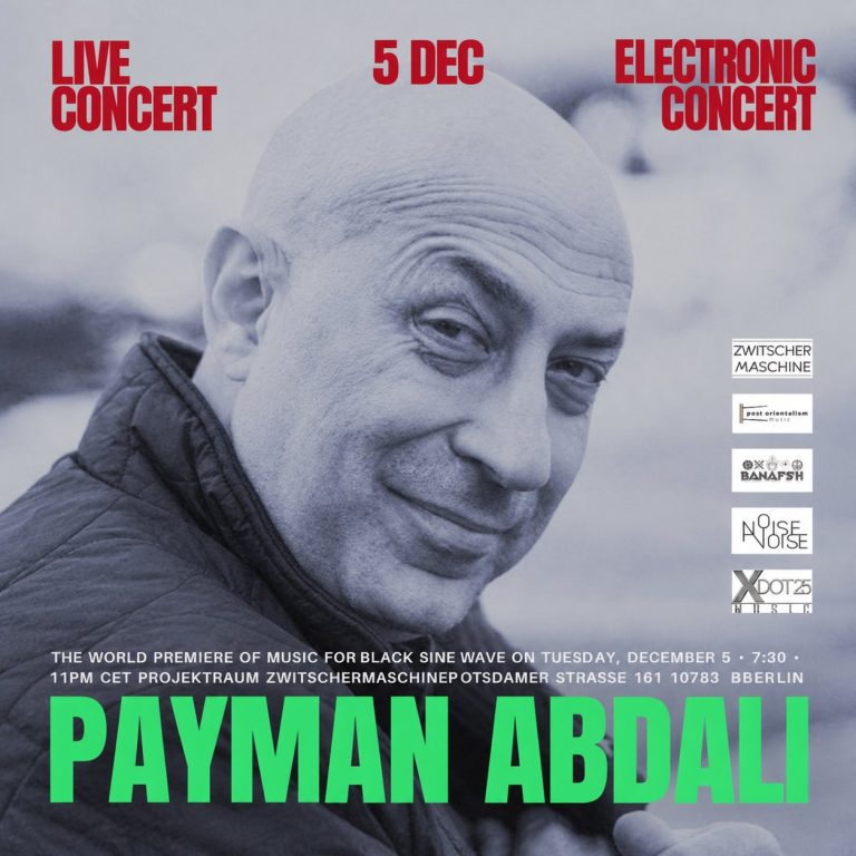 Poster of Music for Black Sine Wave: Payman Abdali at Zwitschermaschine